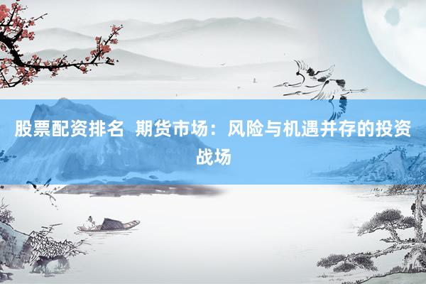 股票配资排名  期货市场：风险与机遇并存的投资战场
