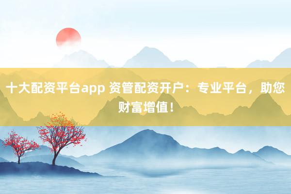 十大配资平台app 资管配资开户：专业平台，助您财富增值！